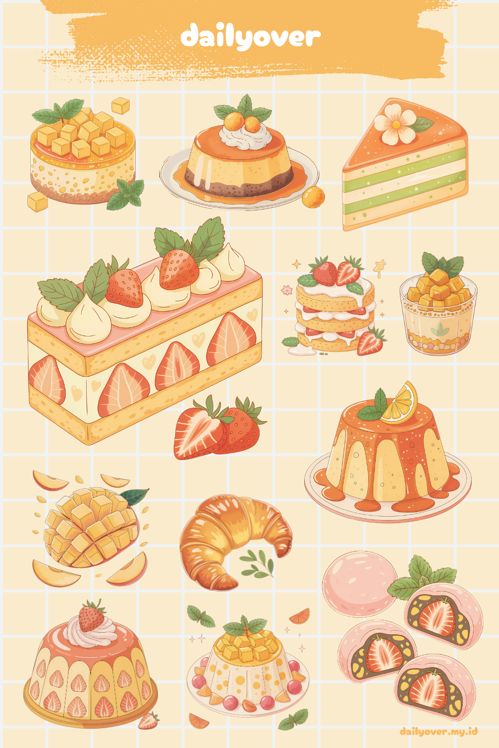 Sweet Treats Cafe - Digital Sticker Pack Collection - View 4