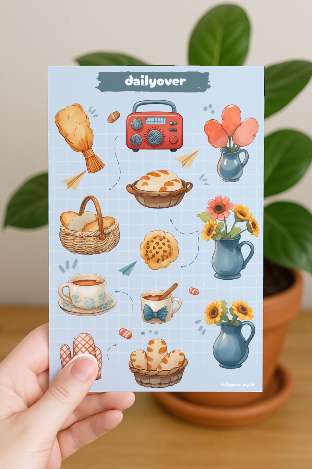 Preview of Cozy Kitchen Cottage - Digital Sticker Pack Collection