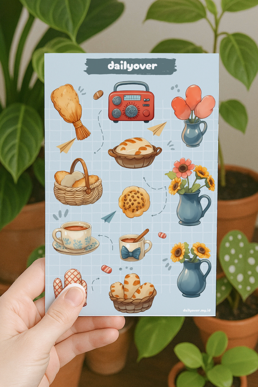 Cozy Kitchen Cottage - Digital Sticker Pack Collection - View 2